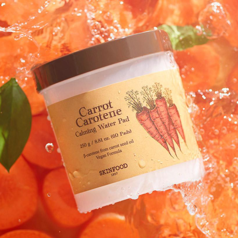 SKINFOOD Carrot Carotene Calming Water Pads