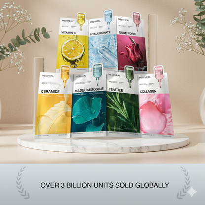 MEDIHEAL Essential Mask Sheet 10pcs – Choose 1 from 7 High-Performance Types