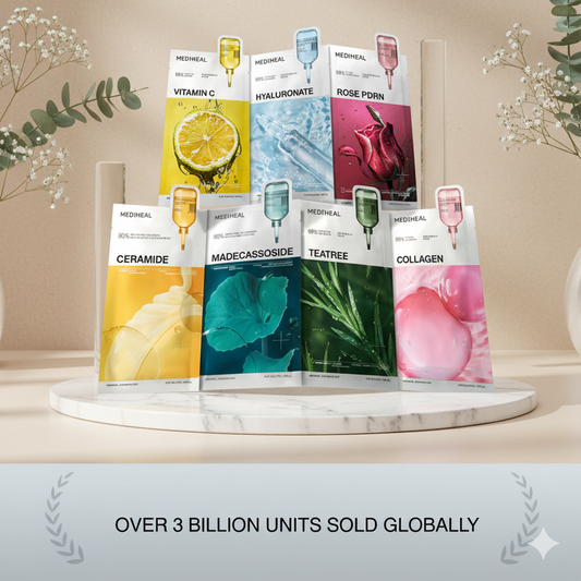 MEDIHEAL Essential Mask Sheet 10pcs – Choose 1 from 7 High-Performance Types